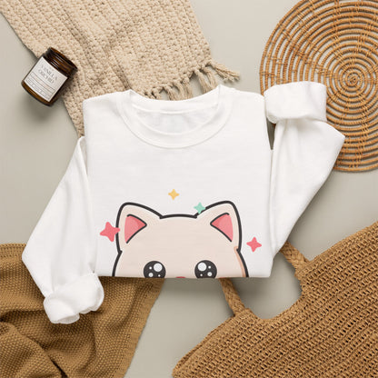 Kawaii Cat Sushi Sweatshirt for Cute Cat Lovers