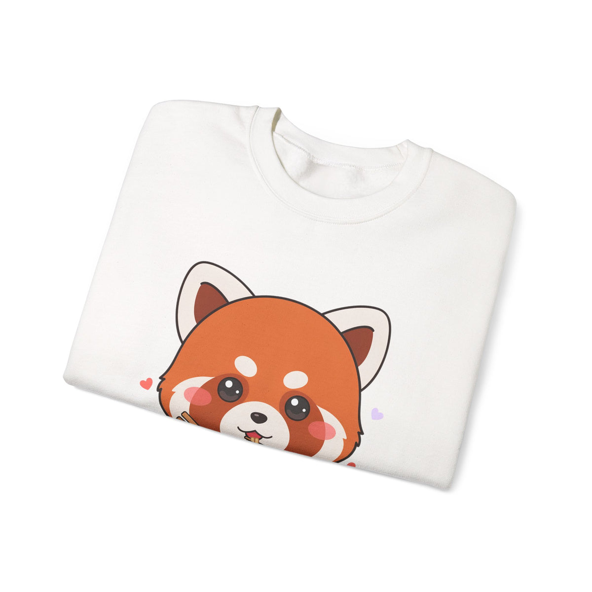 Kawaii Red Panda Ramen Sweatshirt for Cozy Foodie Days