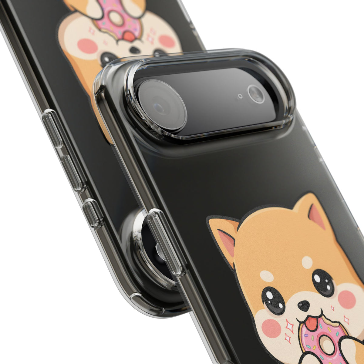 Kawaii Shiba Inu Phone Case with Donut