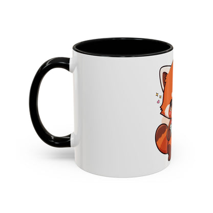 Red Panda Gamer Accent Coffee Mug for Cozy Desk Setups