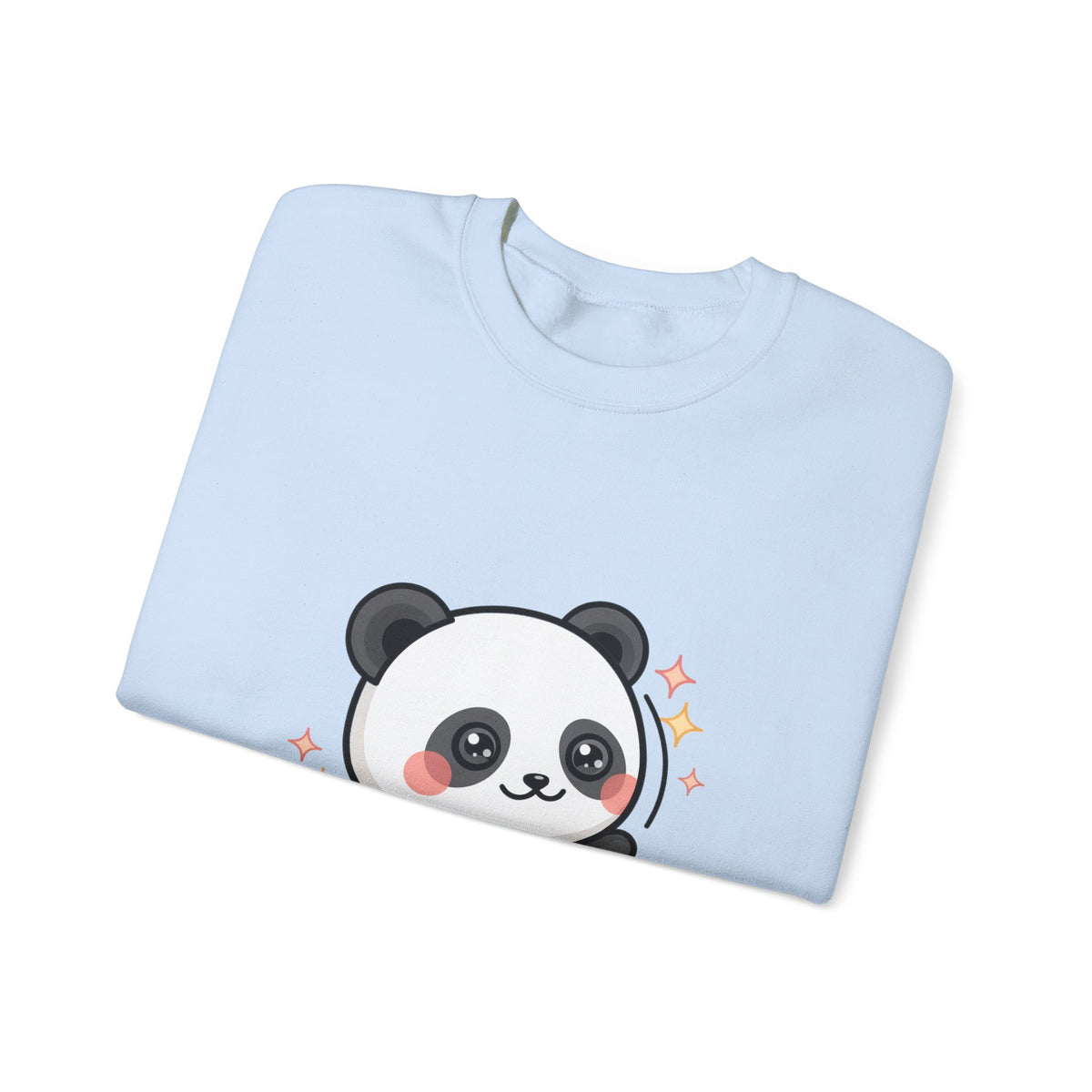 Kawaii Panda Skateboard Sweatshirt, Cute Chibi Panda