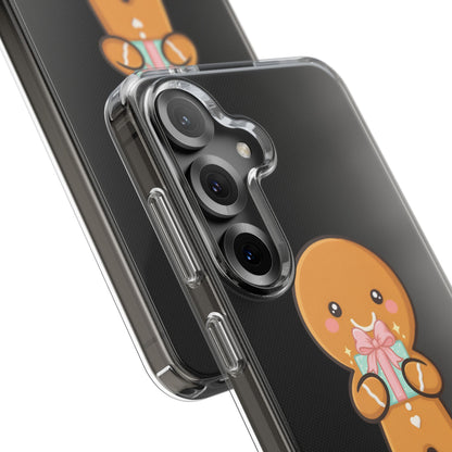 Gingerbread Man Phone Case, Cute Holiday Gift Design