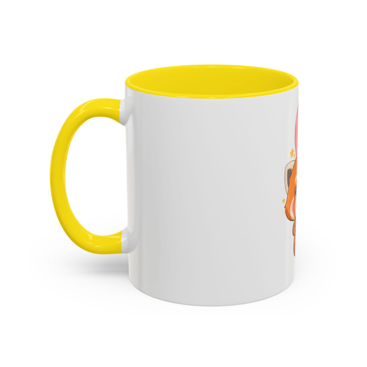 Kawaii Red Panda Accent Coffee Mug for Cute Animal Fans