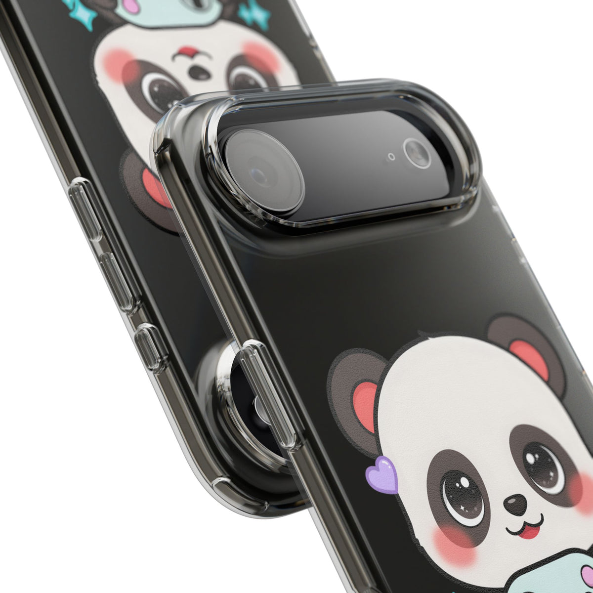 Gamer Panda Clear Impact-Resistant Phone Case