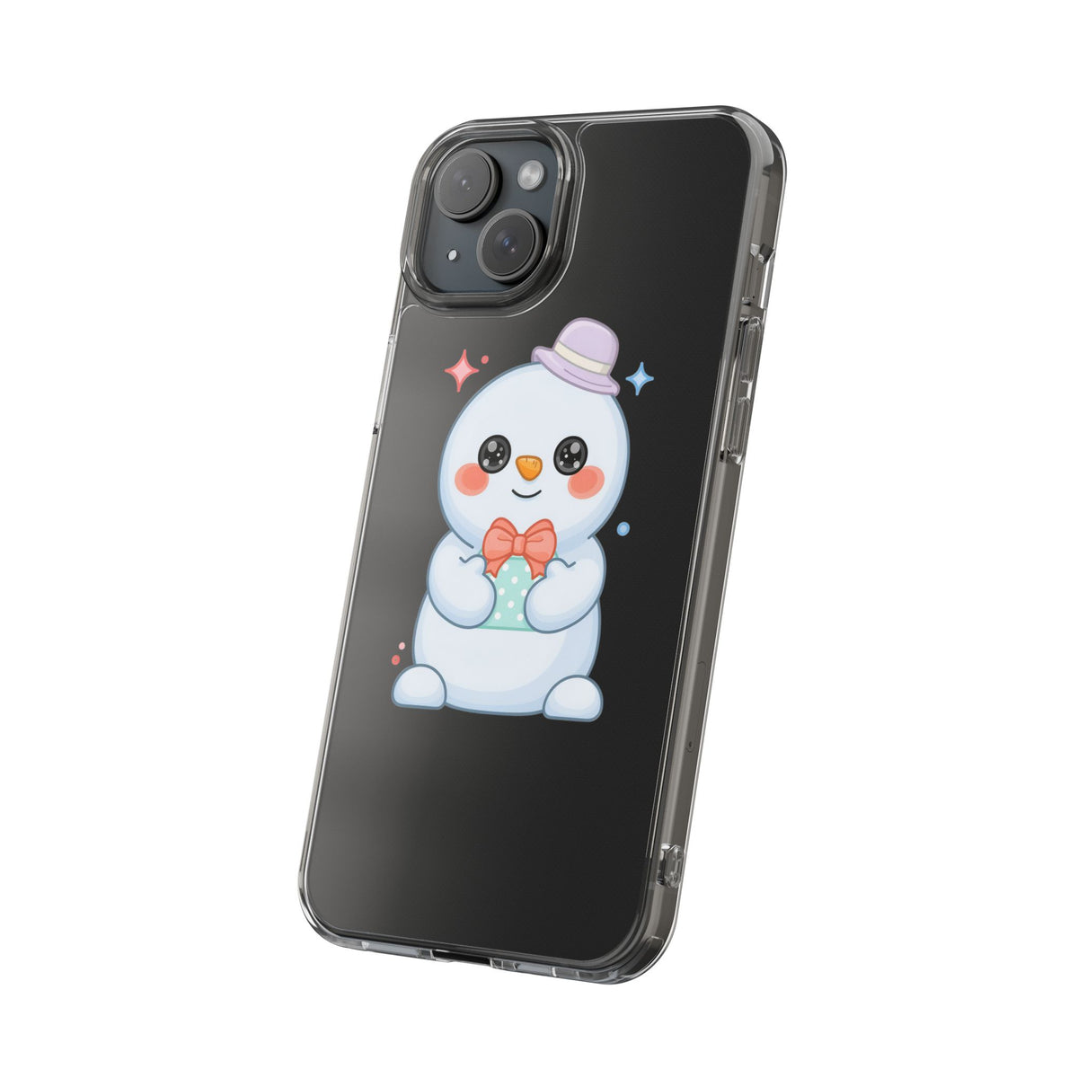 Kawaii Snowman Phone Case for Cheerful Winter Days