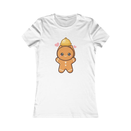 Kawaii Gingerbread Man T-Shirt for Sweet Holiday Cheer