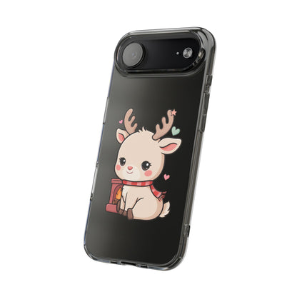 Kawaii Reindeer Phone Case for Cozy Holiday Cheer