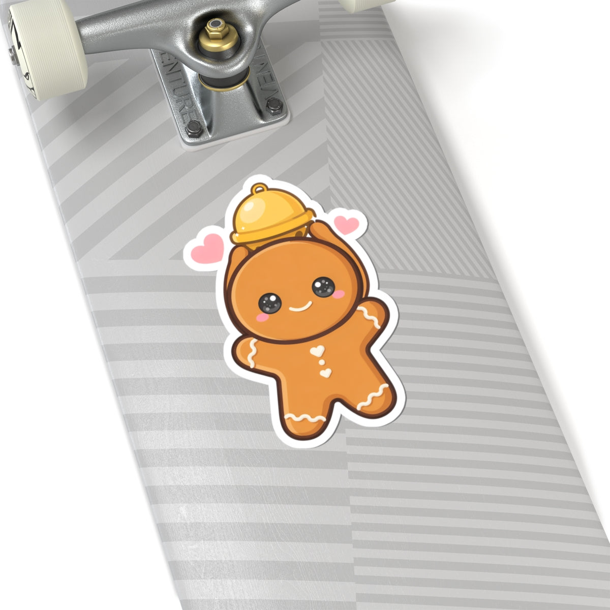 Christmas Gingerbread Sticker – Cute Kawaii Holiday Decor