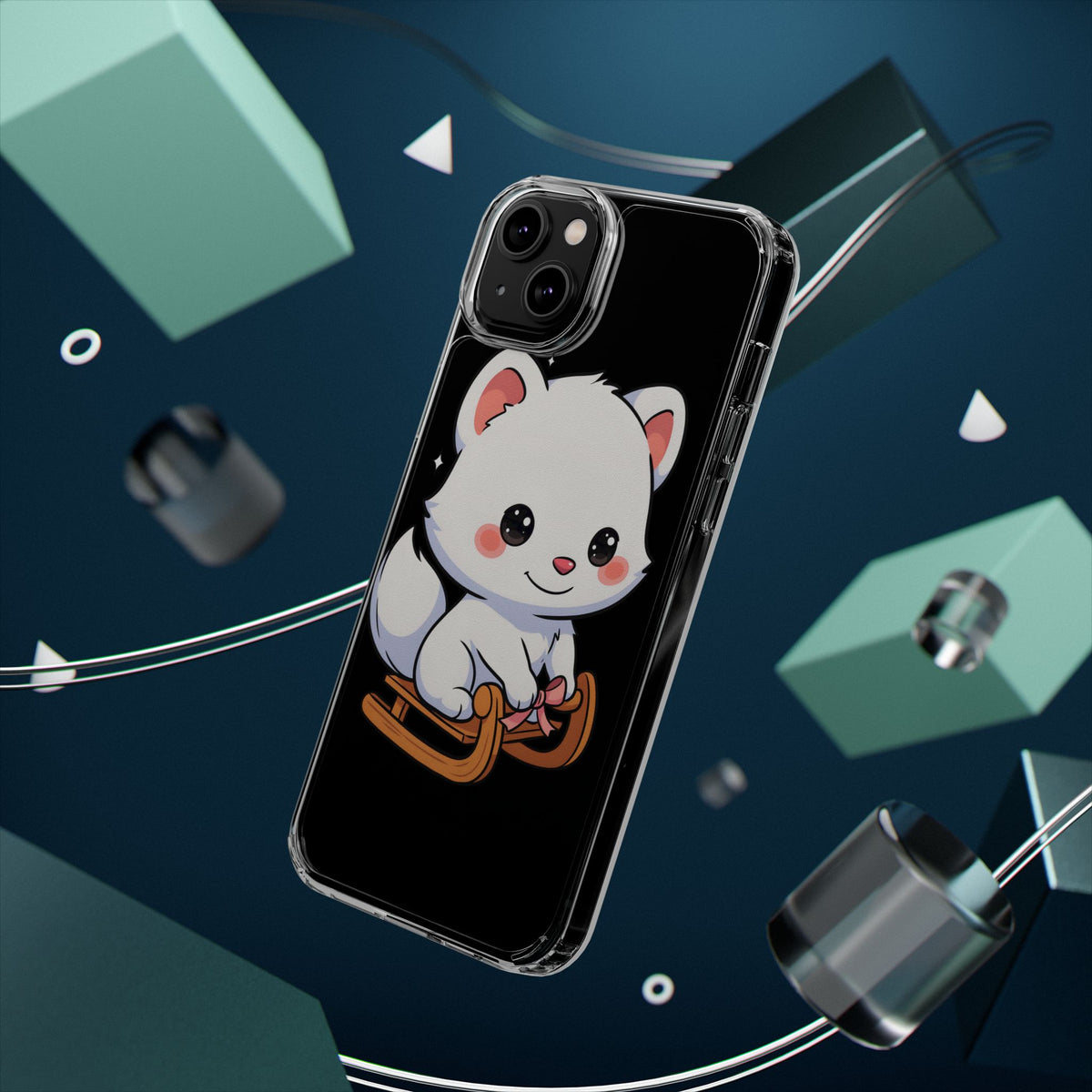 Kawaii Arctic Fox Phone Case for Cute Animal Lovers