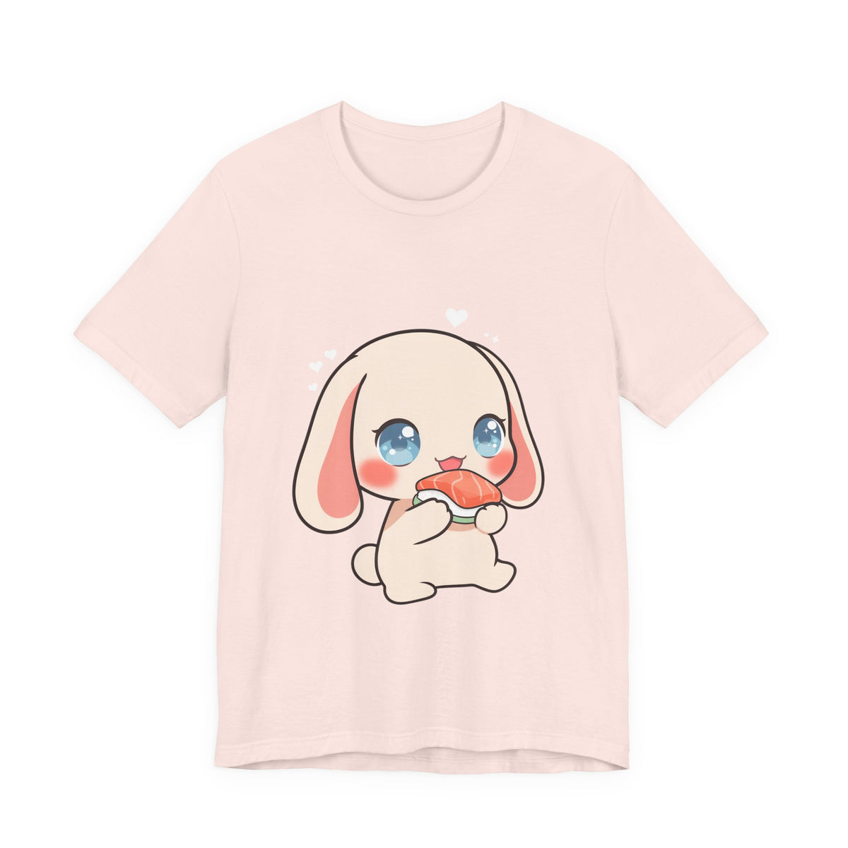 Kawaii Sushi Bunny T-Shirt for Cute Foodie Fans