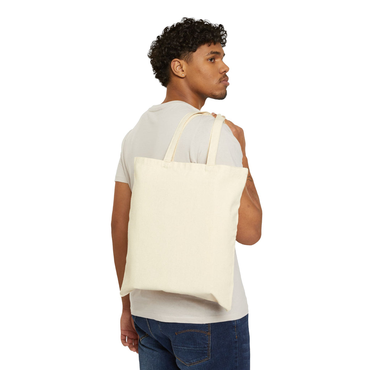 Kawaii Arctic Fox Tote Bag for Gift-Wrapping Runs