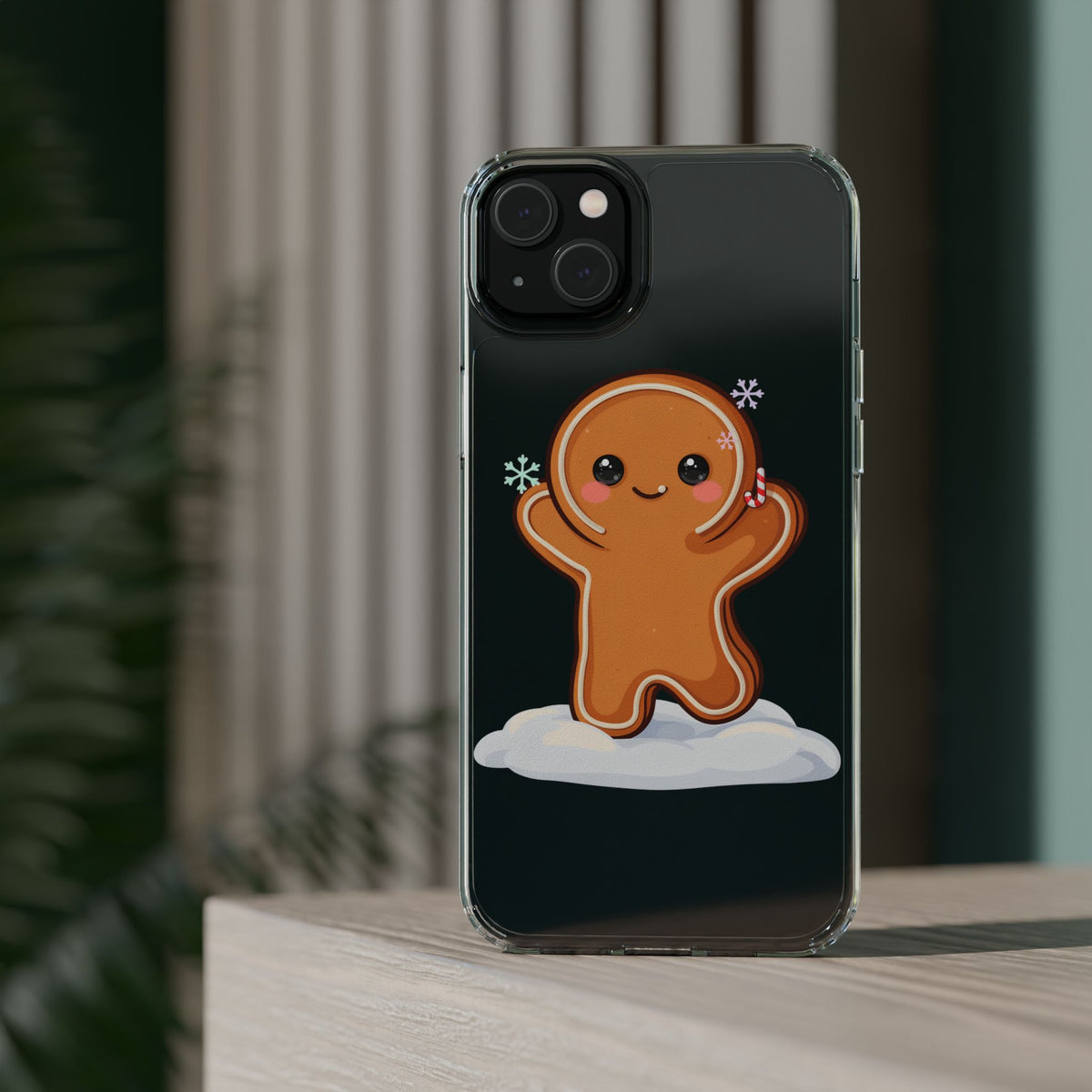 Kawaii Gingerbread Phone Case for Cozy Holiday Fans