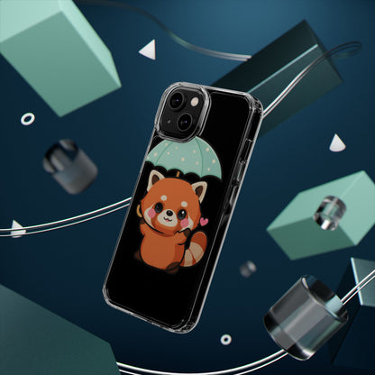 Kawaii Red Panda Clear Impact-Resistant Case