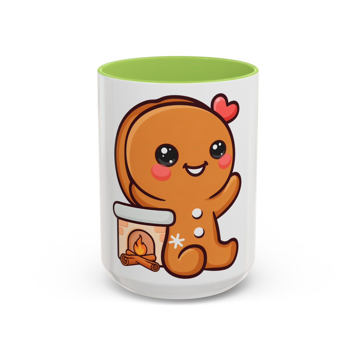Kawaii Gingerbread Mug for Cozy Winter Coffee Breaks