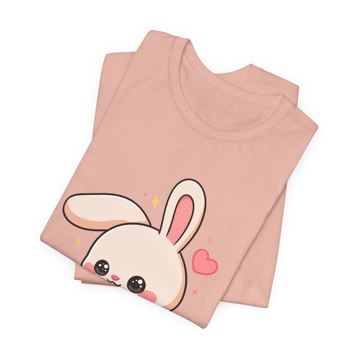 Kawaii Bunny Skateboard T-Shirt for Cute Style Fans