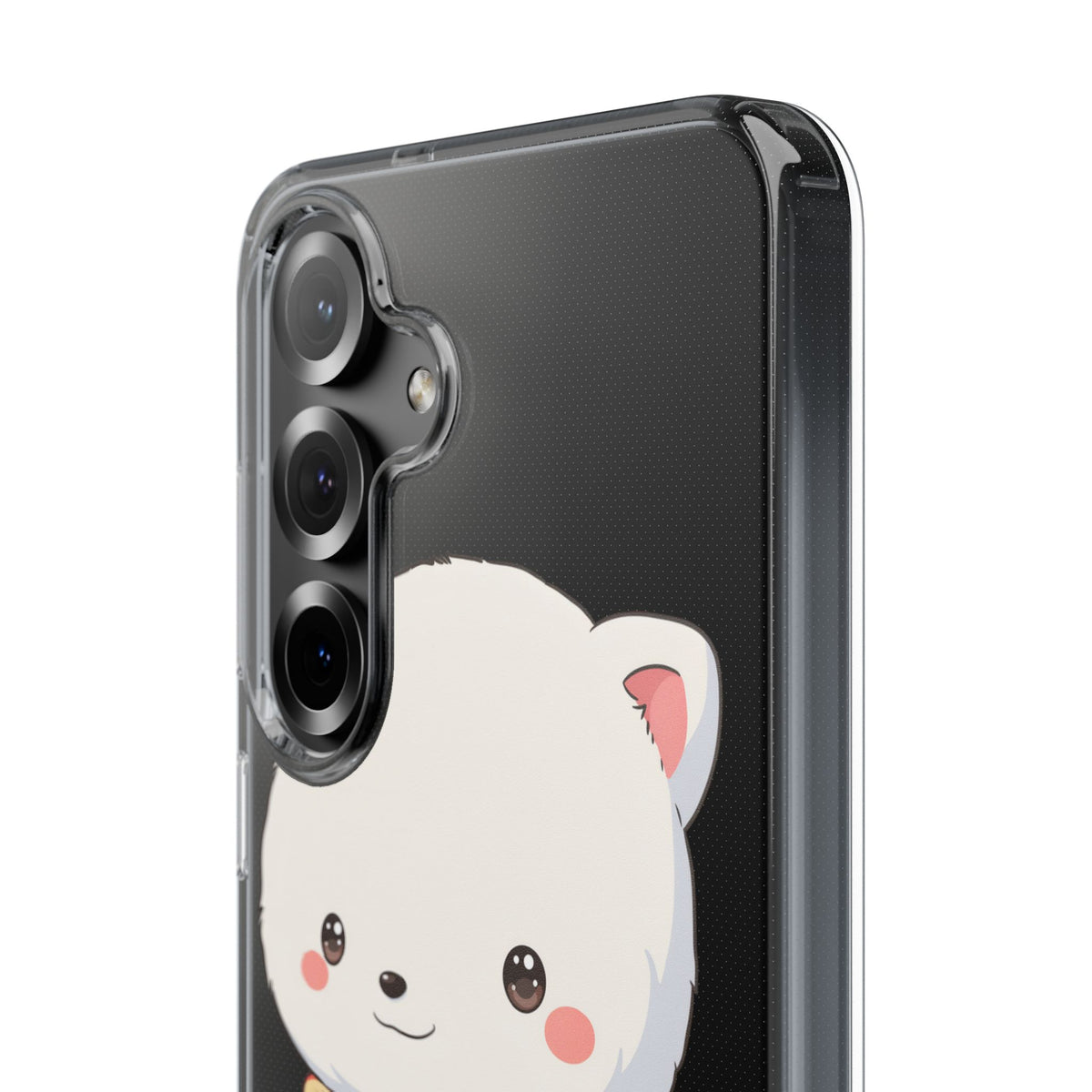Kawaii Arctic Fox Phone Case, Cozy Christmas Scarf