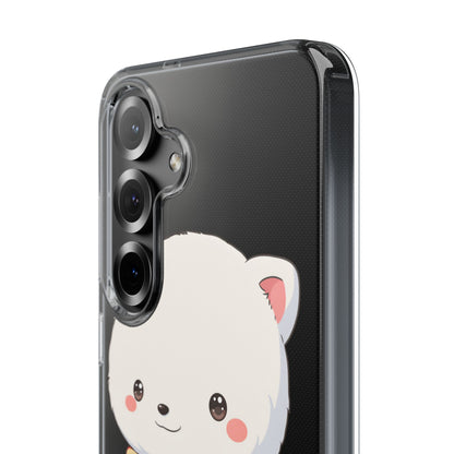 Kawaii Arctic Fox Phone Case, Cozy Christmas Scarf