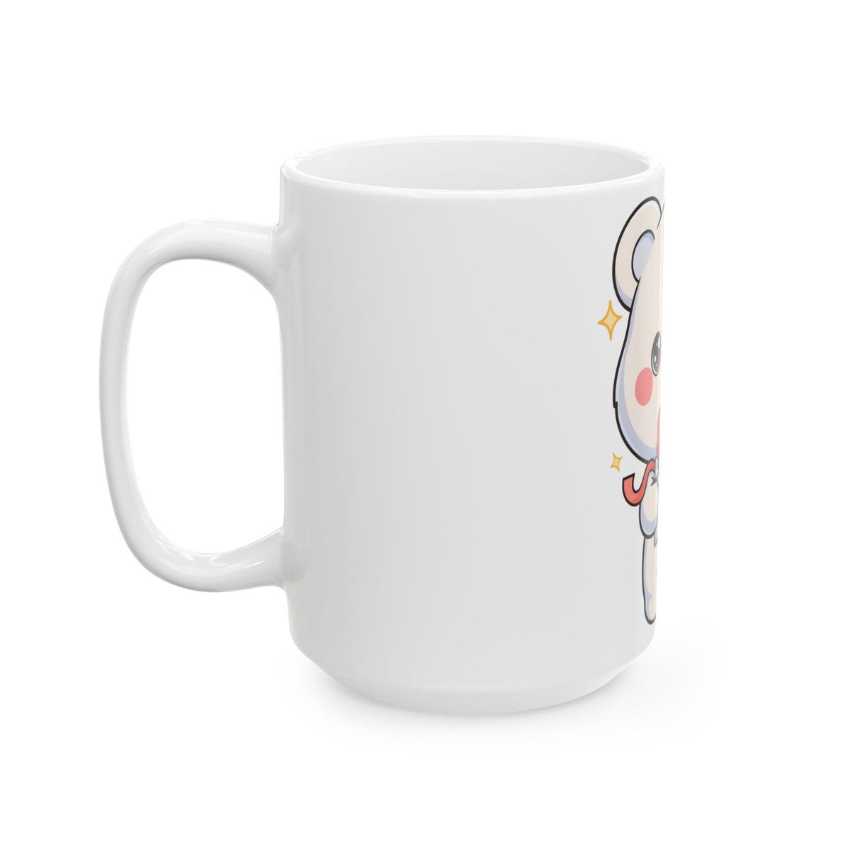 Kawaii Polar Bear Mug with Gift | Cute Bear Ceramic Mug