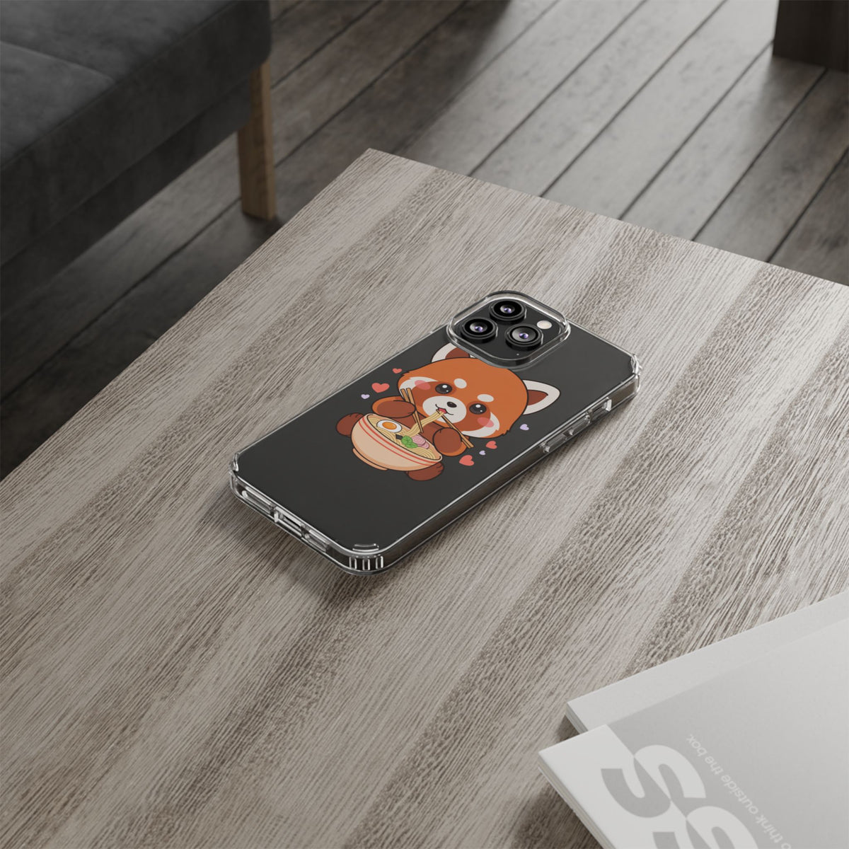 Red Panda Ramen Phone Case – Kawaii Food Lover Gift