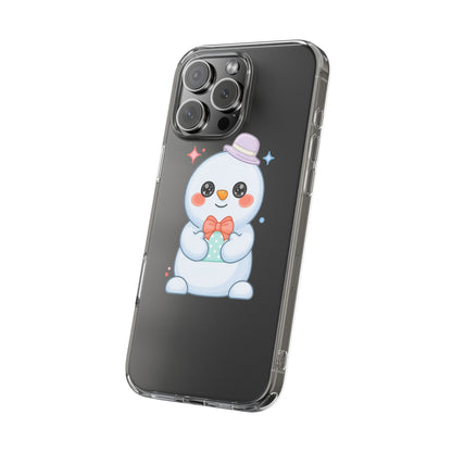 Kawaii Snowman Phone Case for Cheerful Winter Days