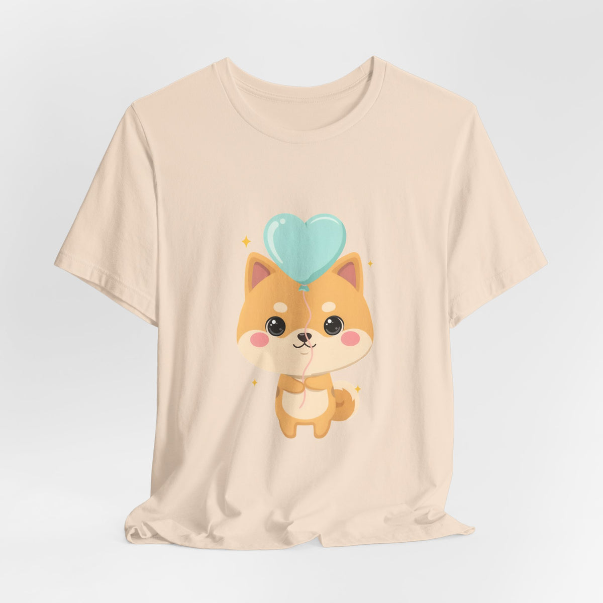 Kawaii Shiba Inu T-Shirt, Cute Balloon Dog Gift