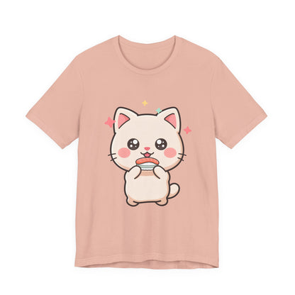 Kawaii Sushi Cat T-Shirt for Cat and Sushi Lovers