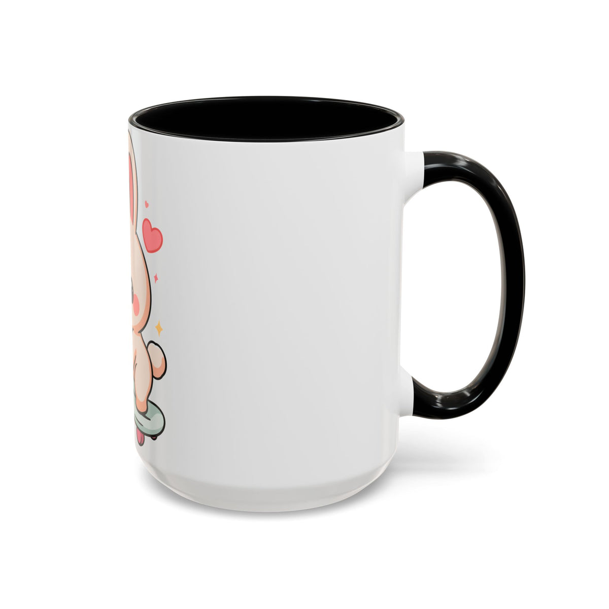 Kawaii Bunny Skateboard Mug – Cute Accent Coffee Mug