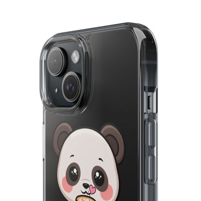 Kawaii Panda Latte Clear Impact-Resistant Case