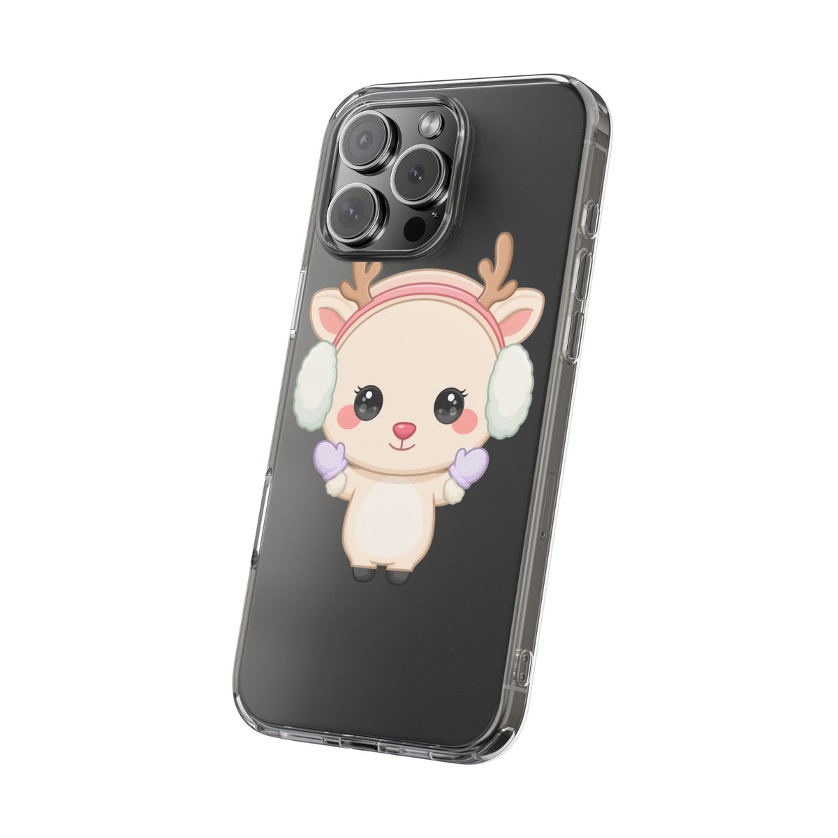 Kawaii Reindeer Phone Case for Cozy Cute Style