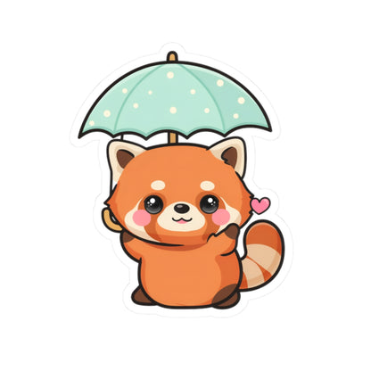 Kawaii Red Panda Sticker for Laptop and Journal Decor
