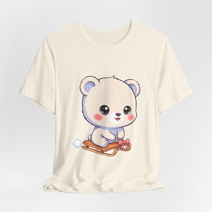 Kawaii Polar Bear T-Shirt for Cozy Winter Days