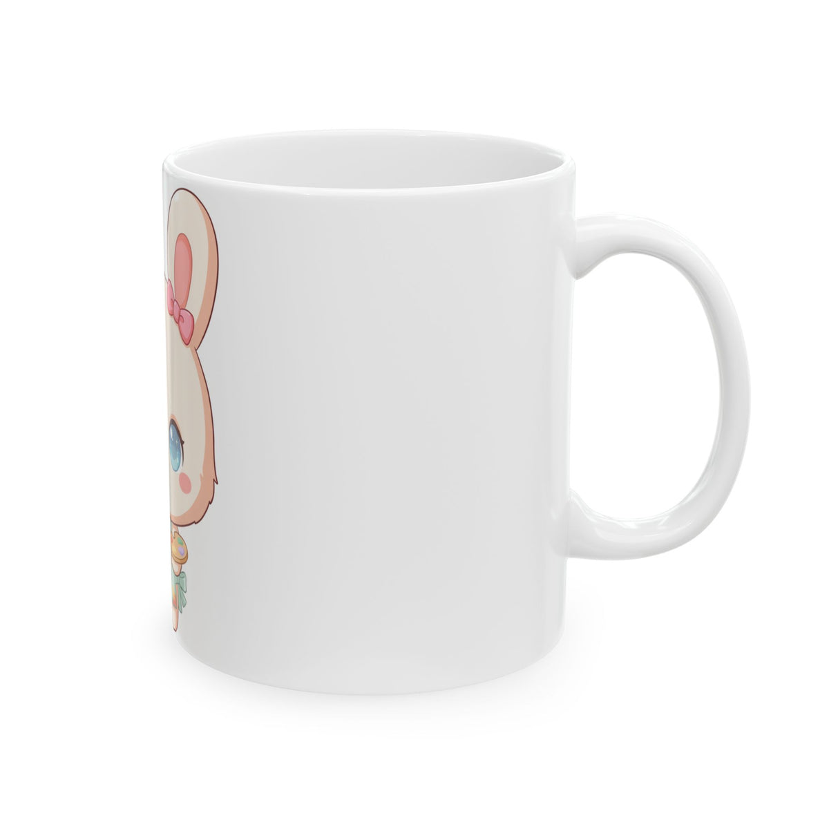Kawaii Bunny Mug for Artists and Cute Art Lovers