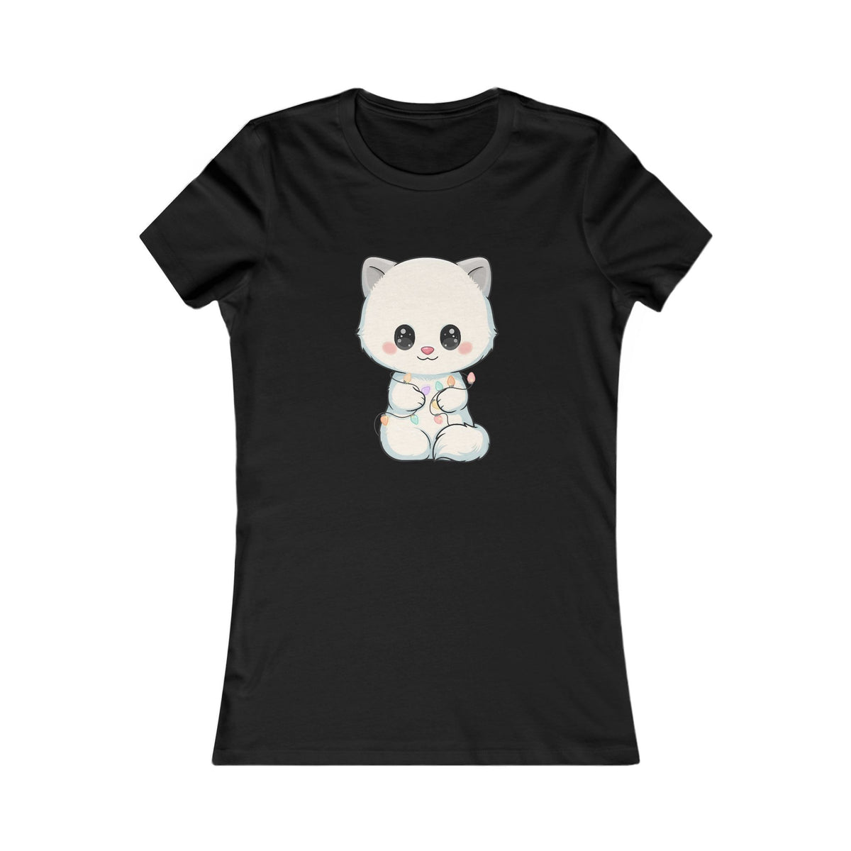 Kawaii Arctic Fox Tee for Cozy Winter Errands