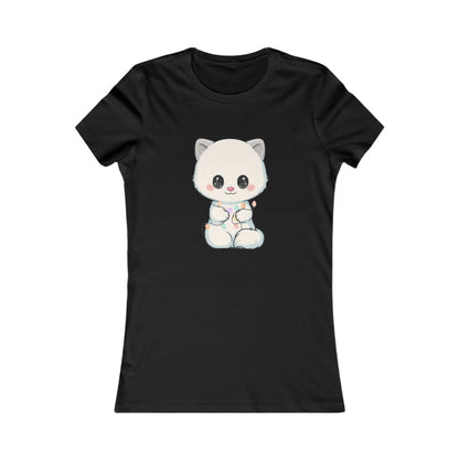Kawaii Arctic Fox Tee for Cozy Winter Errands