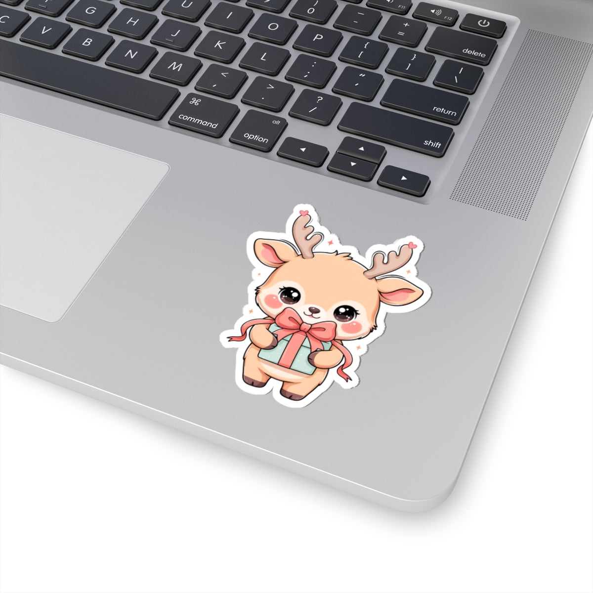 Kawaii Reindeer Sticker for Cute Holiday Decorating