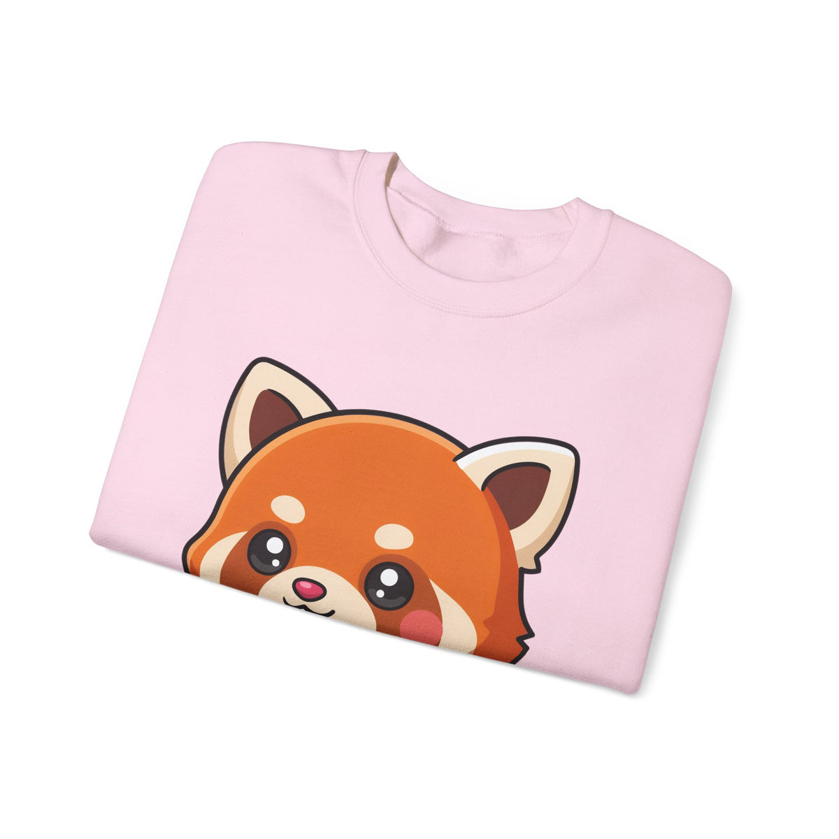 Kawaii Red Panda Skateboarding Sweatshirt, Cute Animal Gift
