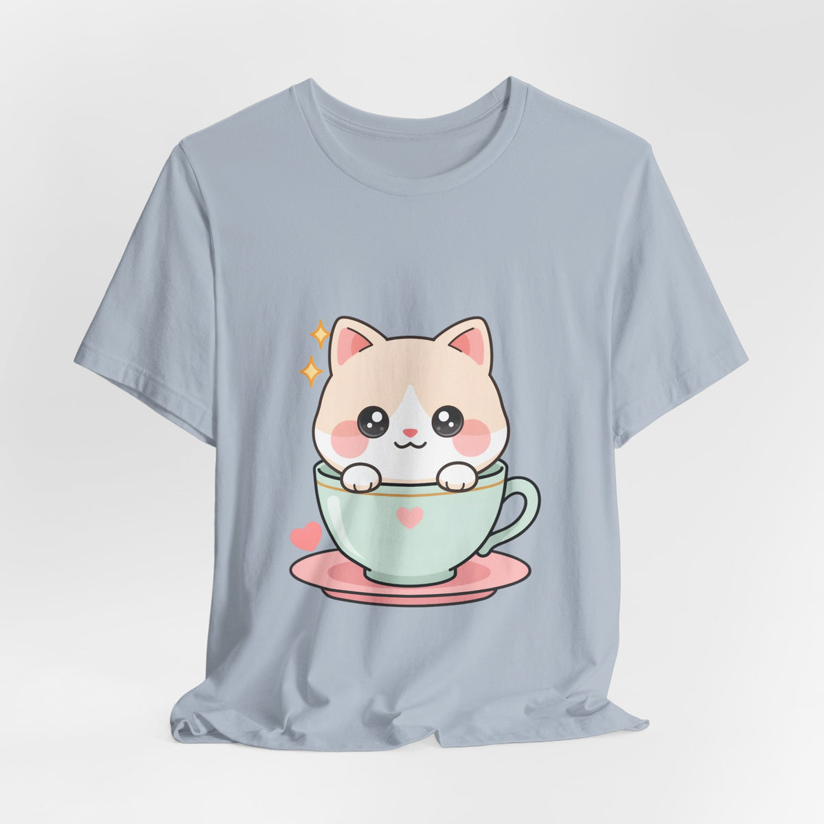 Kawaii Cat T-Shirt for Cute Cat and Chibi Art Fans