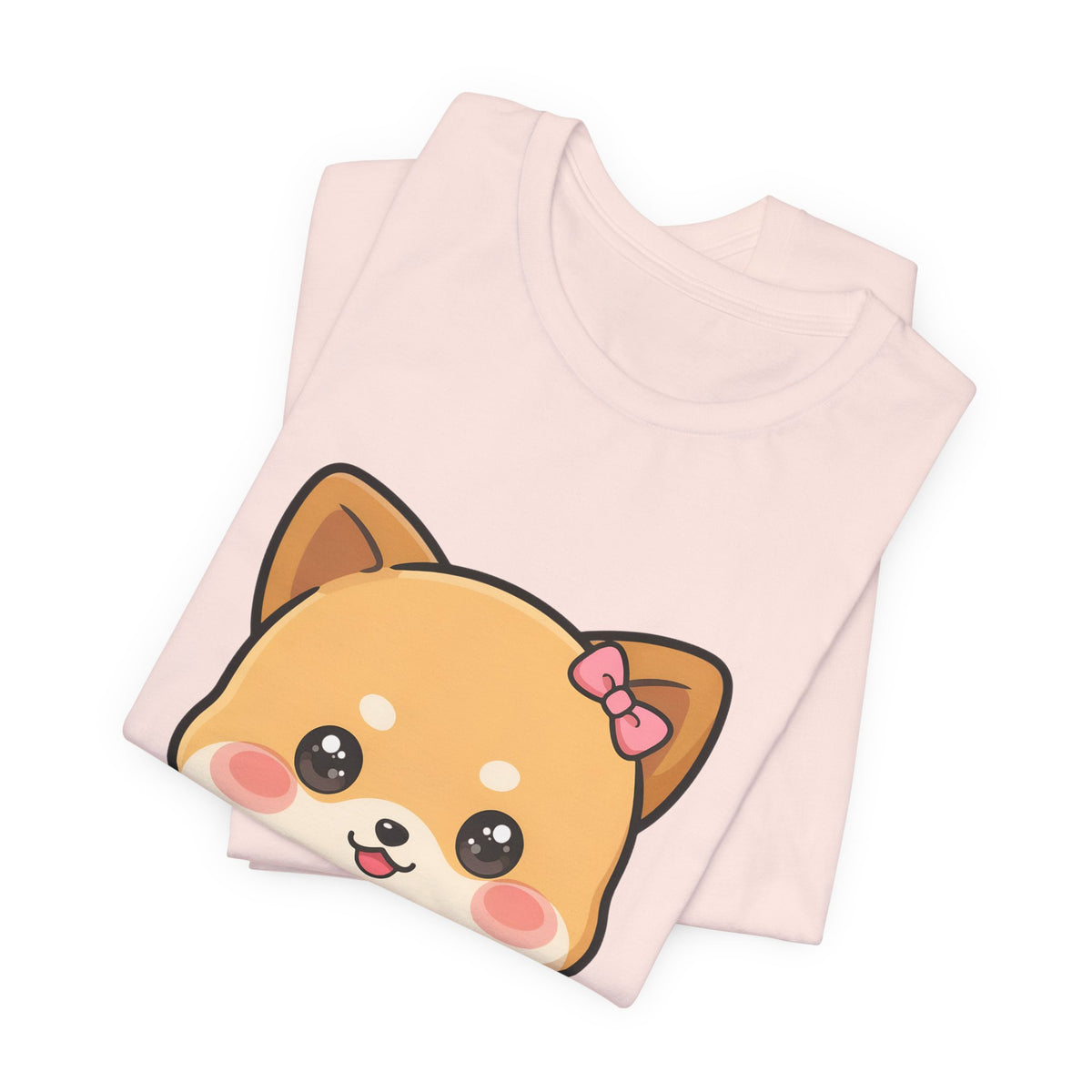Kawaii Shiba Inu Coffee T-Shirt, Cute Latte Lover Tee