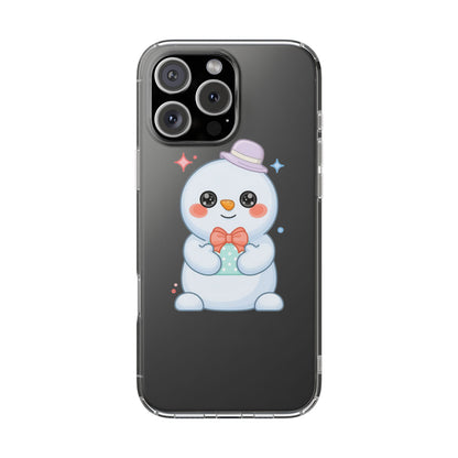 Kawaii Snowman Phone Case for Cheerful Winter Days