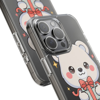 Kawaii Polar Bear Gift Phone Case for Holiday Gifting