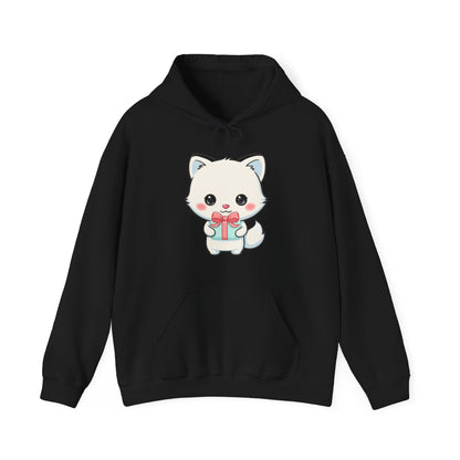 Kawaii Arctic Fox Gift Hoodie for Cozy Holiday Giving