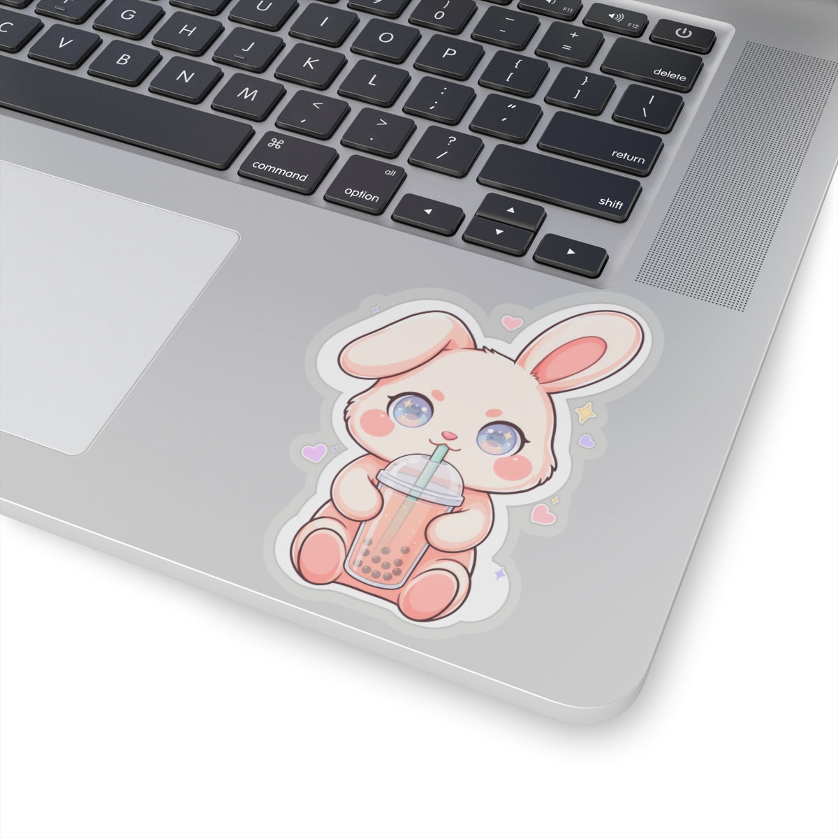 Kawaii Bunny Bubble Tea Sticker for Cute Gifts