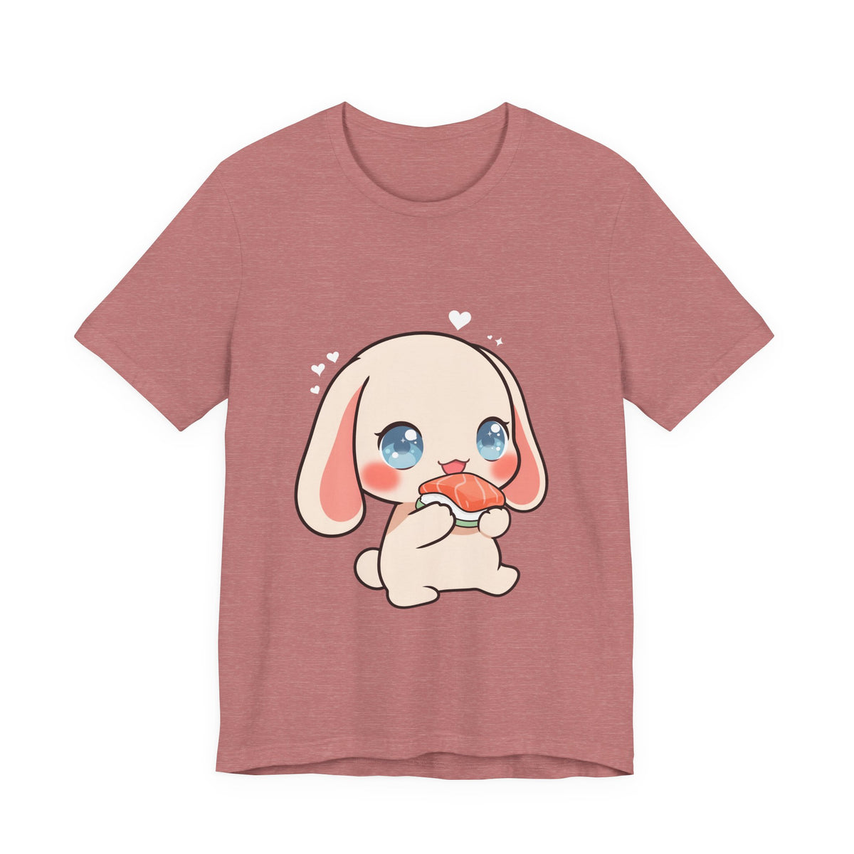 Kawaii Sushi Bunny T-Shirt for Cute Foodie Fans