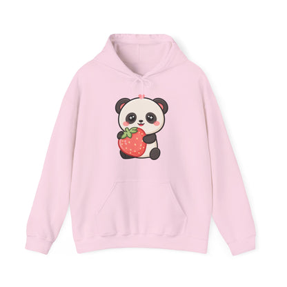 Kawaii Panda Strawberry Hoodie for Cute Style Fans