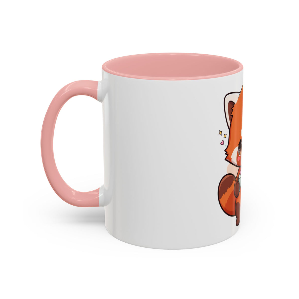 Red Panda Gamer Accent Coffee Mug for Cozy Desk Setups