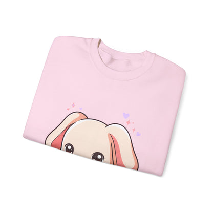 Kawaii Gamer Bunny Sweatshirt for Cozy Gaming Days