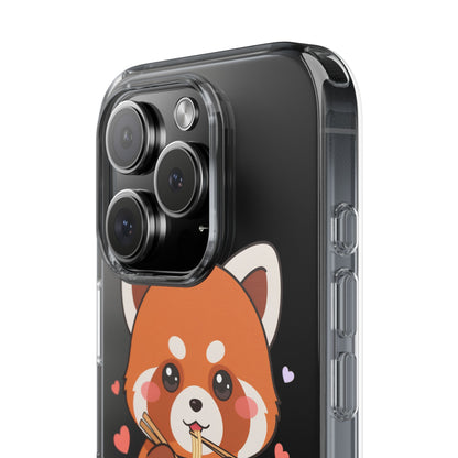 Red Panda Ramen Phone Case – Kawaii Food Lover Gift