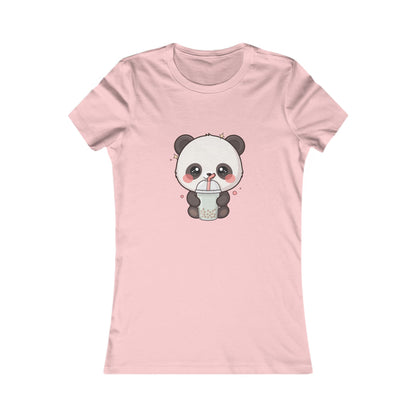 Kawaii Panda Bubble Tea Women's Favorite Tee
