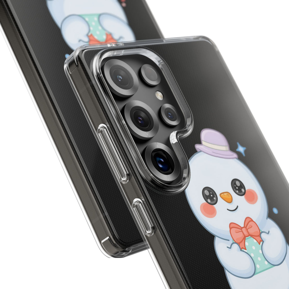 Kawaii Snowman Phone Case for Cheerful Winter Days