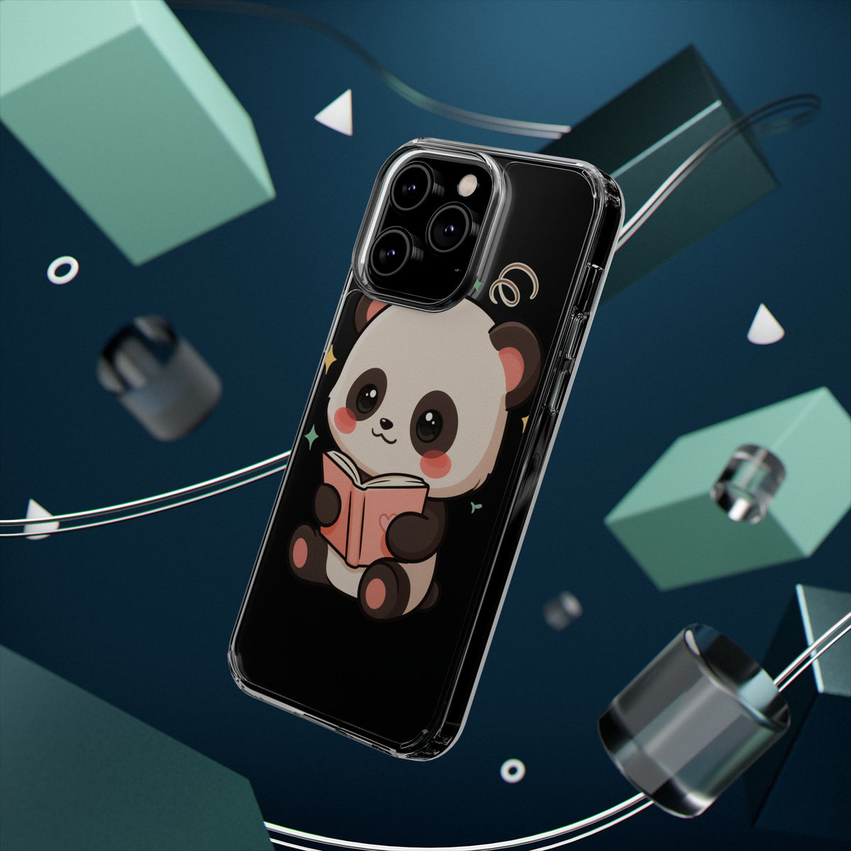 Kawaii Panda Phone Case for Cozy Reading Breaks